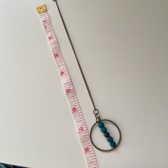 2 for $32 / Lava bead hoop necklace - Picture 9 of 11